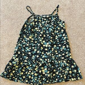 Old Navy Black Floral Dress